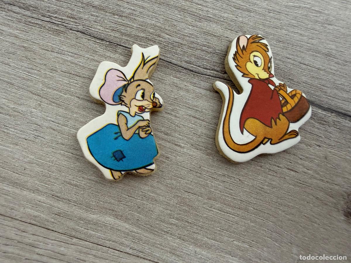 Coleccionismo Cromos antiguos: 2 cromos Panrico - NIMH El Mundo secreto de la se&ntilde;ora Brisby