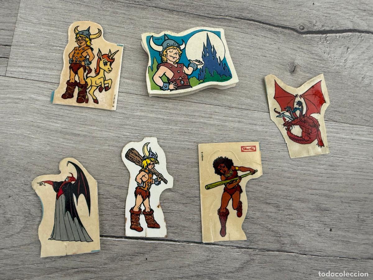 Coleccionismo Cromos antiguos: 6 cromos diferentes - Dragones & Mazmorras de Panrico