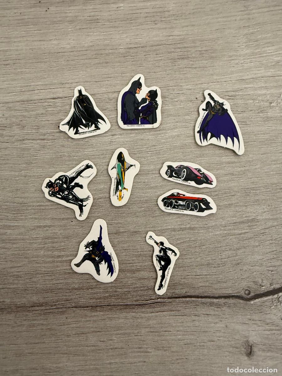 Coleccionismo Cromos antiguos: 9 premios chicles Batman - Pegablandis
