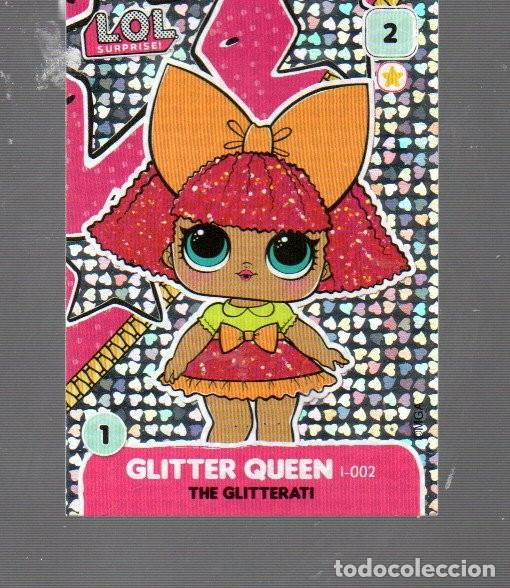 Coleccionismo Cromos antiguos: CROMO LOL SURPRISE GLITTER QUEEN N &ordm; 2 PANINI DE MGA ENTERTAINMENT