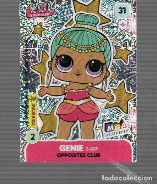 Coleccionismo Cromos antiguos: CROMO LOL SURPRISE GENIE N &ordm; 31 PANINI DE MGA ENTERTAINMENT
