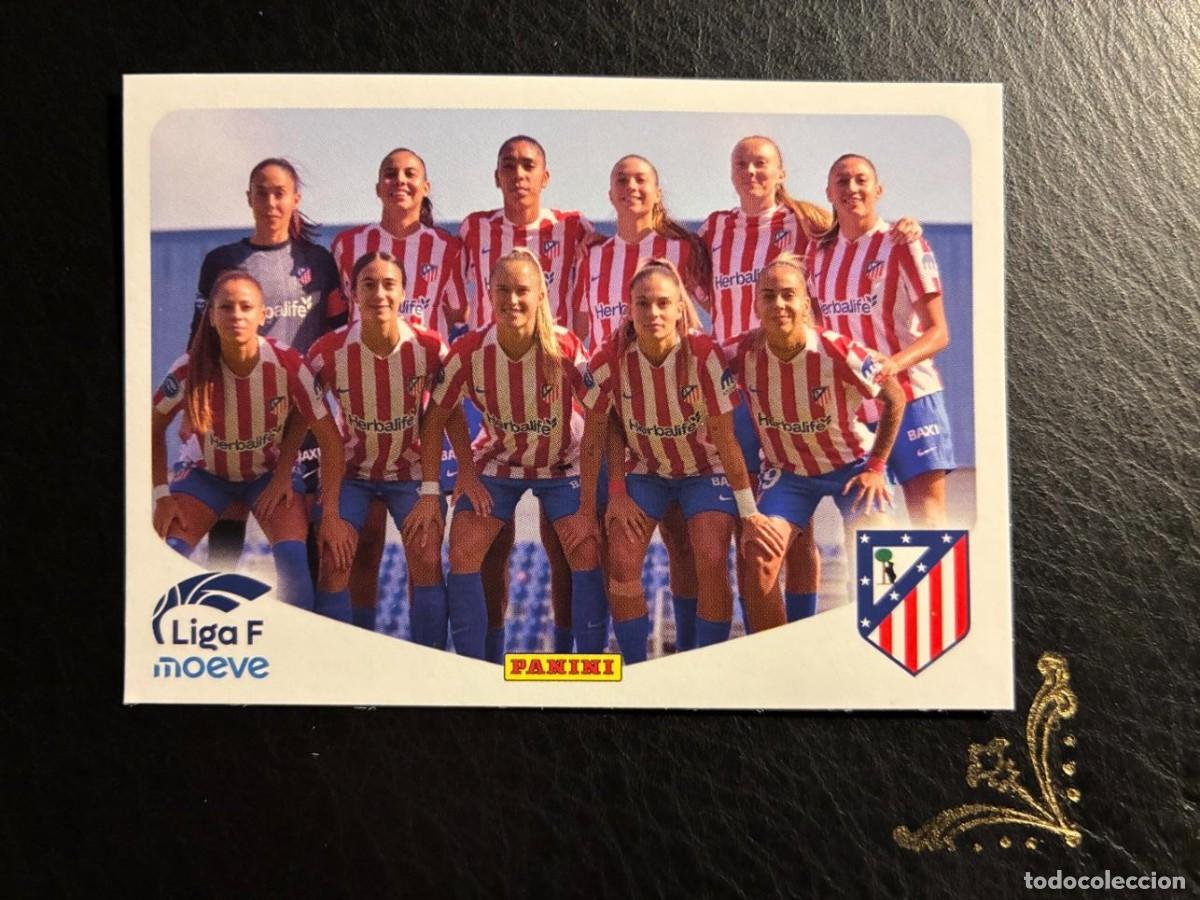 Coleccionismo Cromos antiguos: 43 EQUIPO ALINEACION ATLETICO MADRID LIGA FEMENINA F MOEWE 25 26 2025 2026