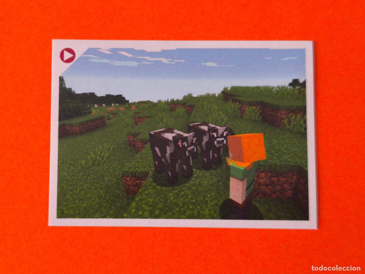 Coleccionismo Cromos antiguos: CROMO DE MINECRAFT SIN PEGAR N&ordm; 93 A&Ntilde;O 2021 DEL ALBUM MINECRAFT DE PANINI