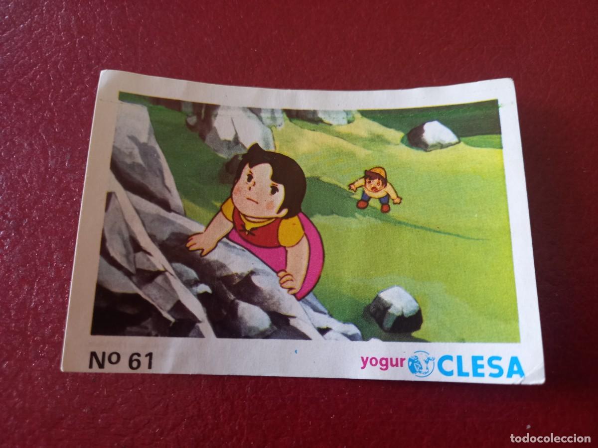 Coleccionismo Cromos antiguos: Cromo n.61 Heidi yogures clesa sin pegar