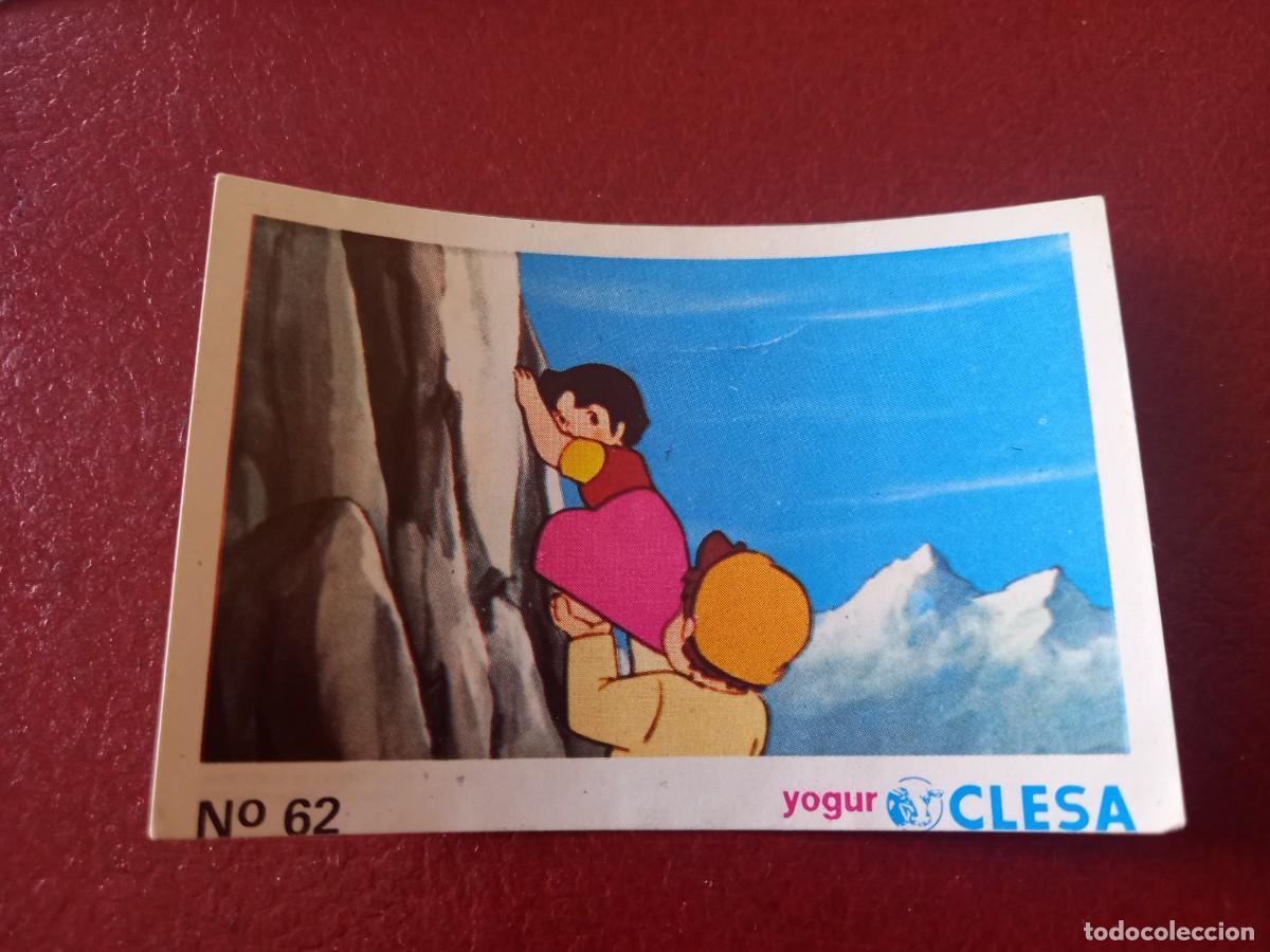 Coleccionismo Cromos antiguos: Cromo n.62 Heidi yogures clesa sin pegar