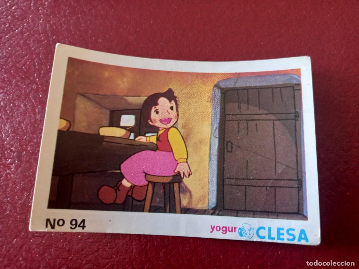 Coleccionismo Cromos antiguos: Cromo n.94 Heidi yogures clesa sin pegar