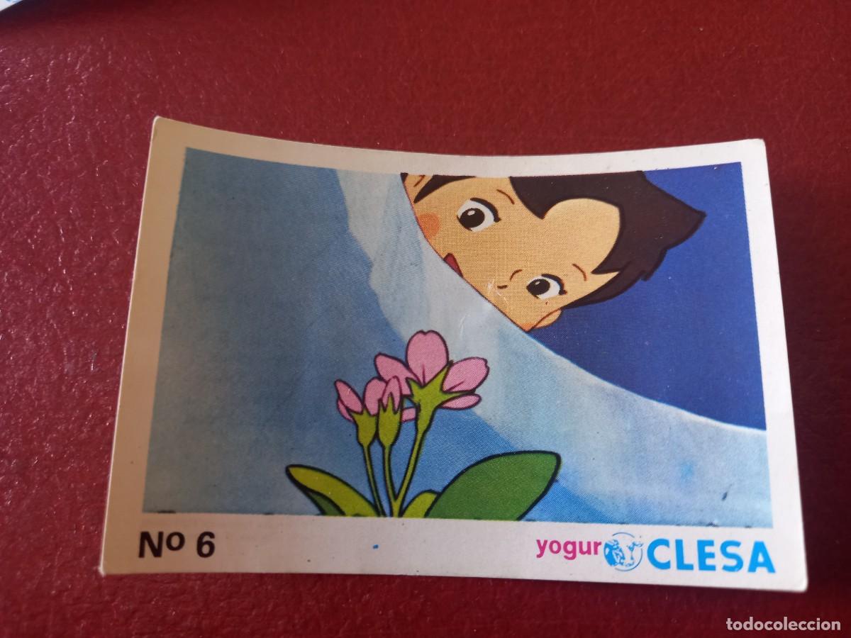 Coleccionismo Cromos antiguos: Cromo n.6 Heidi yogures clesa sin pegar