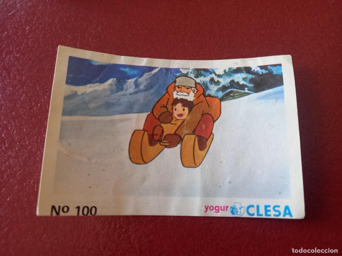Coleccionismo Cromos antiguos: Cromo n.100 Heidi yogures clesa sin pegar