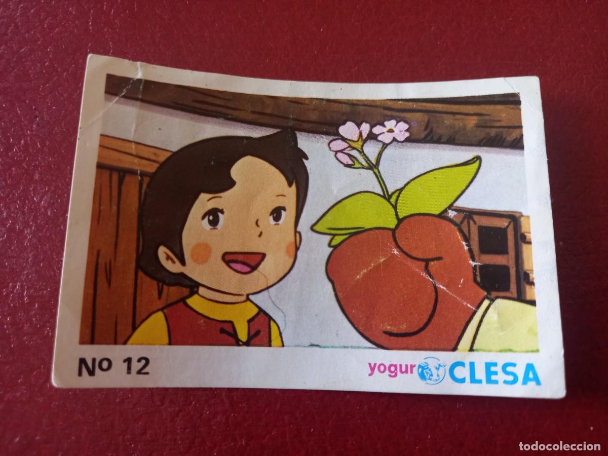 Coleccionismo Cromos antiguos: Cromo n.12 Heidi yogures clesa sin pegar