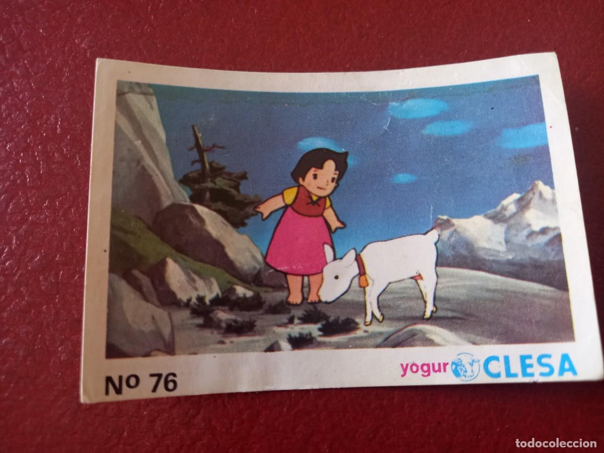 Coleccionismo Cromos antiguos: Cromo n.76 Heidi yogures clesa sin pegar