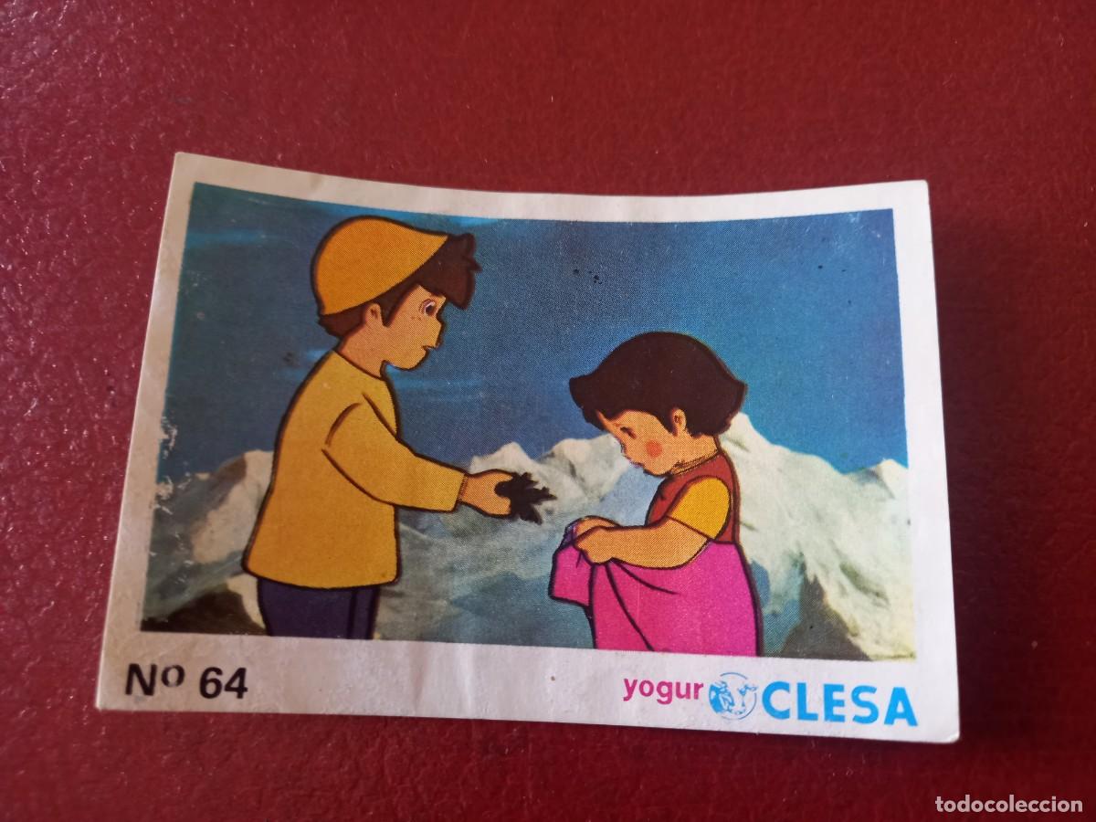 Coleccionismo Cromos antiguos: Cromo n.64 Heidi yogures clesa sin pegar