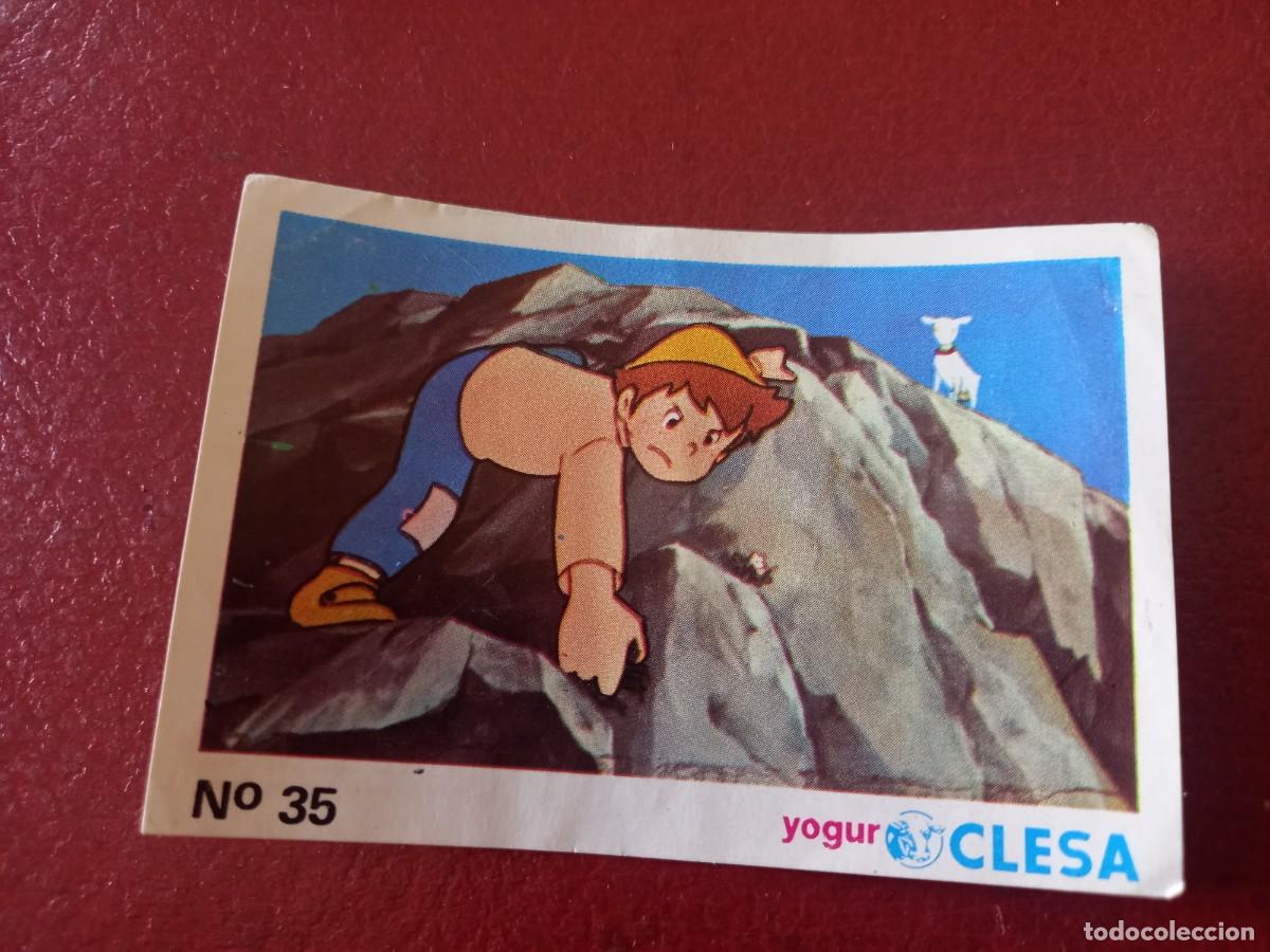 Coleccionismo Cromos antiguos: Cromo n.35 Heidi yogures clesa sin pegar