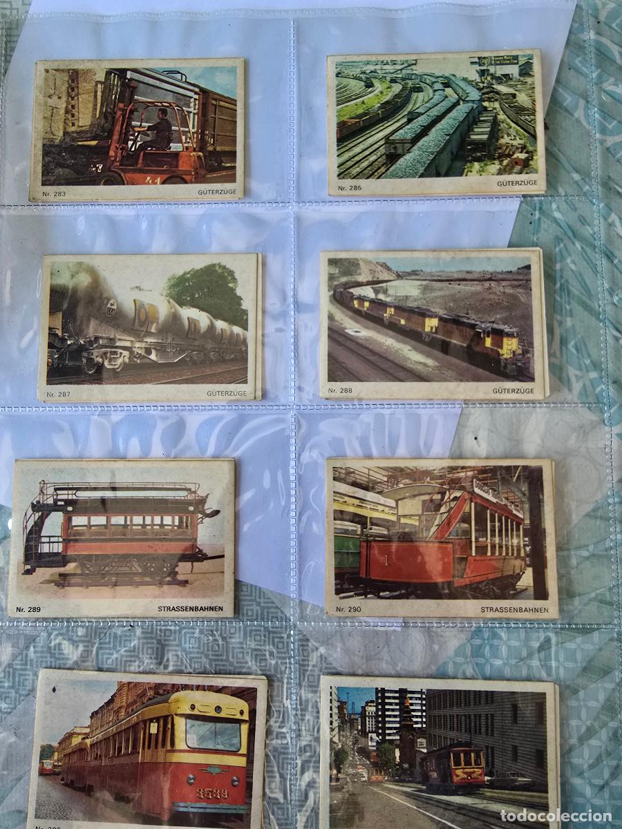 Collectionnisme Cartes &agrave; collectionner anciennes: 70 cromos Alemania muy antiguos sobre mundo del tren tranvia etc