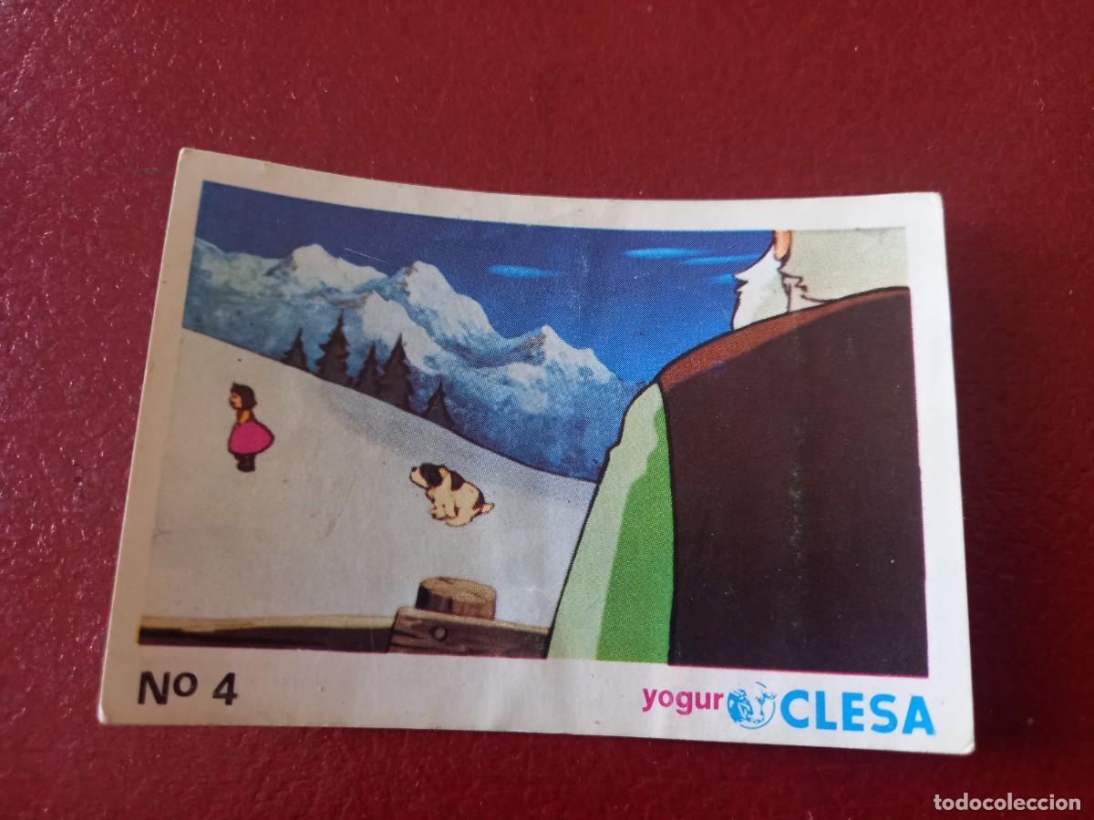 Coleccionismo Cromos antiguos: Cromo n.4 Heidi yogures clesa sin pegar