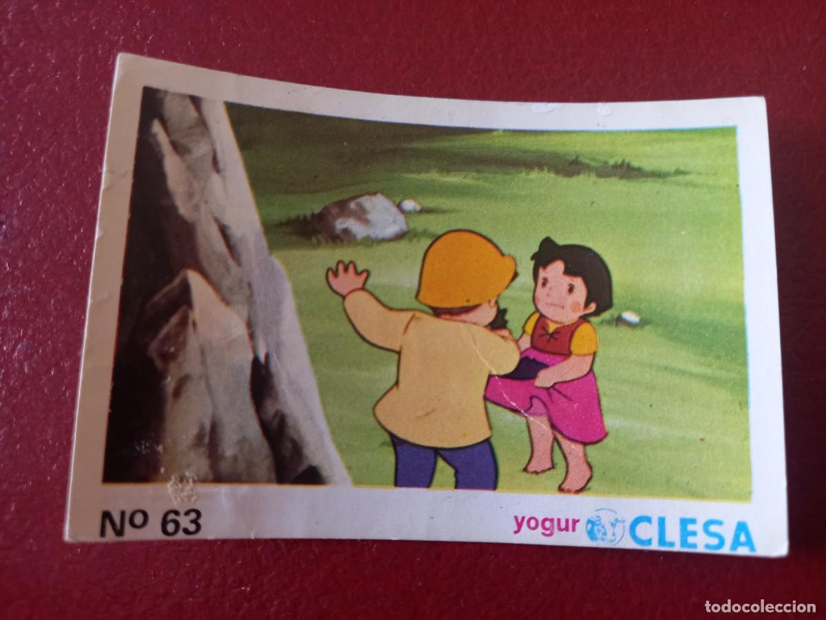 Coleccionismo Cromos antiguos: Cromo n.63 Heidi yogures clesa sin pegar
