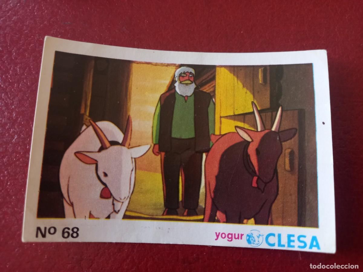 Coleccionismo Cromos antiguos: Cromo n.68 Heidi yogures clesa sin pegar