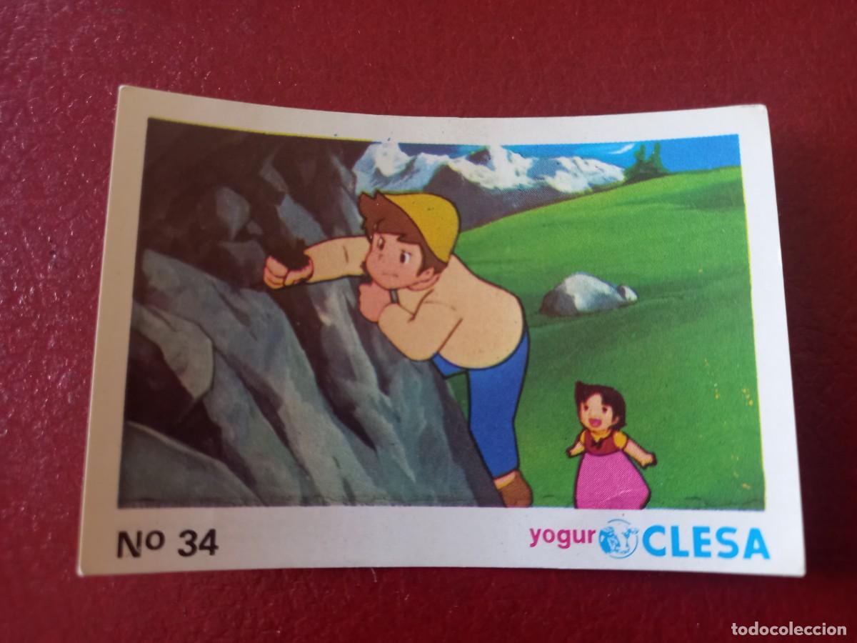 Coleccionismo Cromos antiguos: Cromo n.34 Heidi yogures clesa sin pegar