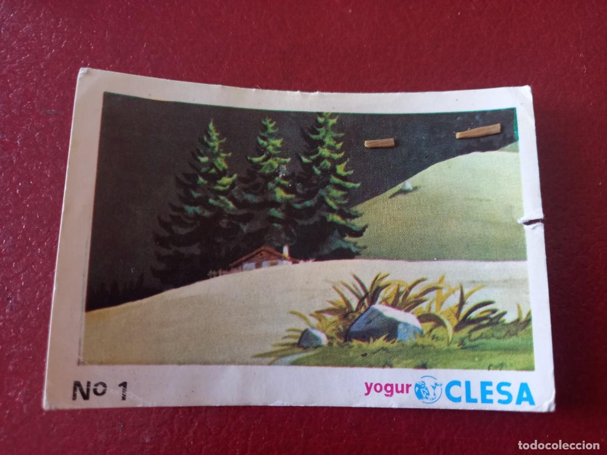 Coleccionismo Cromos antiguos: Cromo n.1 Heidi yogures clesa sin pegar
