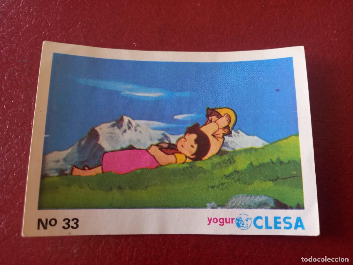 Coleccionismo Cromos antiguos: Cromo n.33 Heidi yogures clesa sin pegar