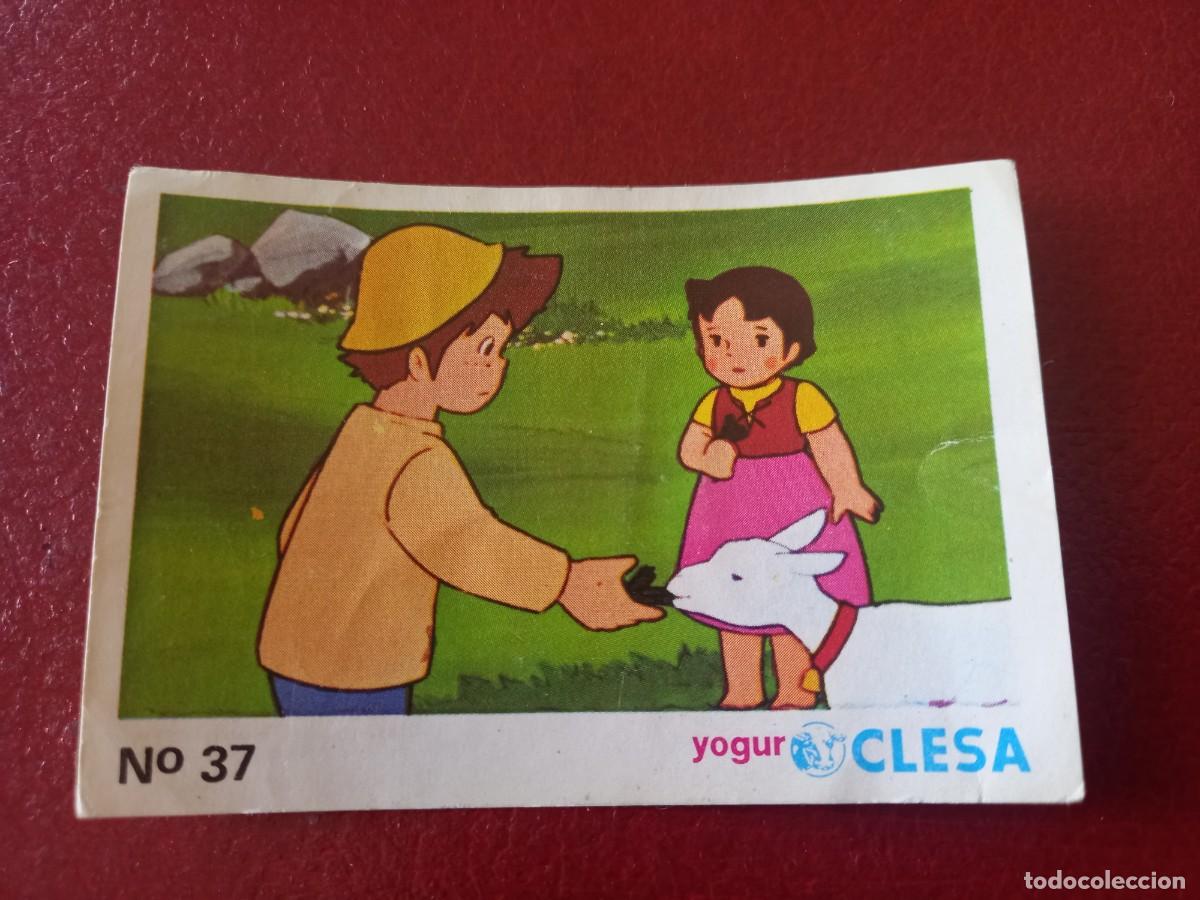 Coleccionismo Cromos antiguos: Cromo n.37 Heidi yogures clesa sin pegar