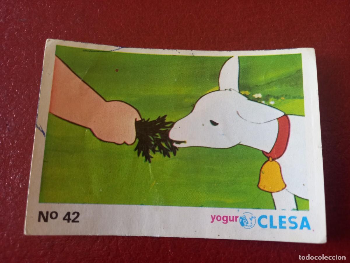 Coleccionismo Cromos antiguos: Cromo n.42 Heidi yogures clesa sin pegar