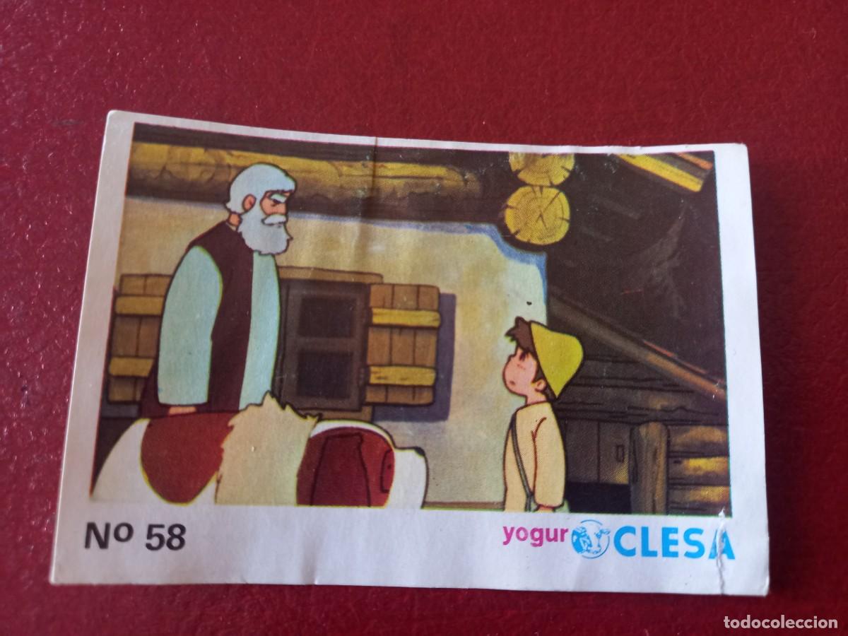 Coleccionismo Cromos antiguos: Cromo n.58 Heidi yogures clesa sin pegar