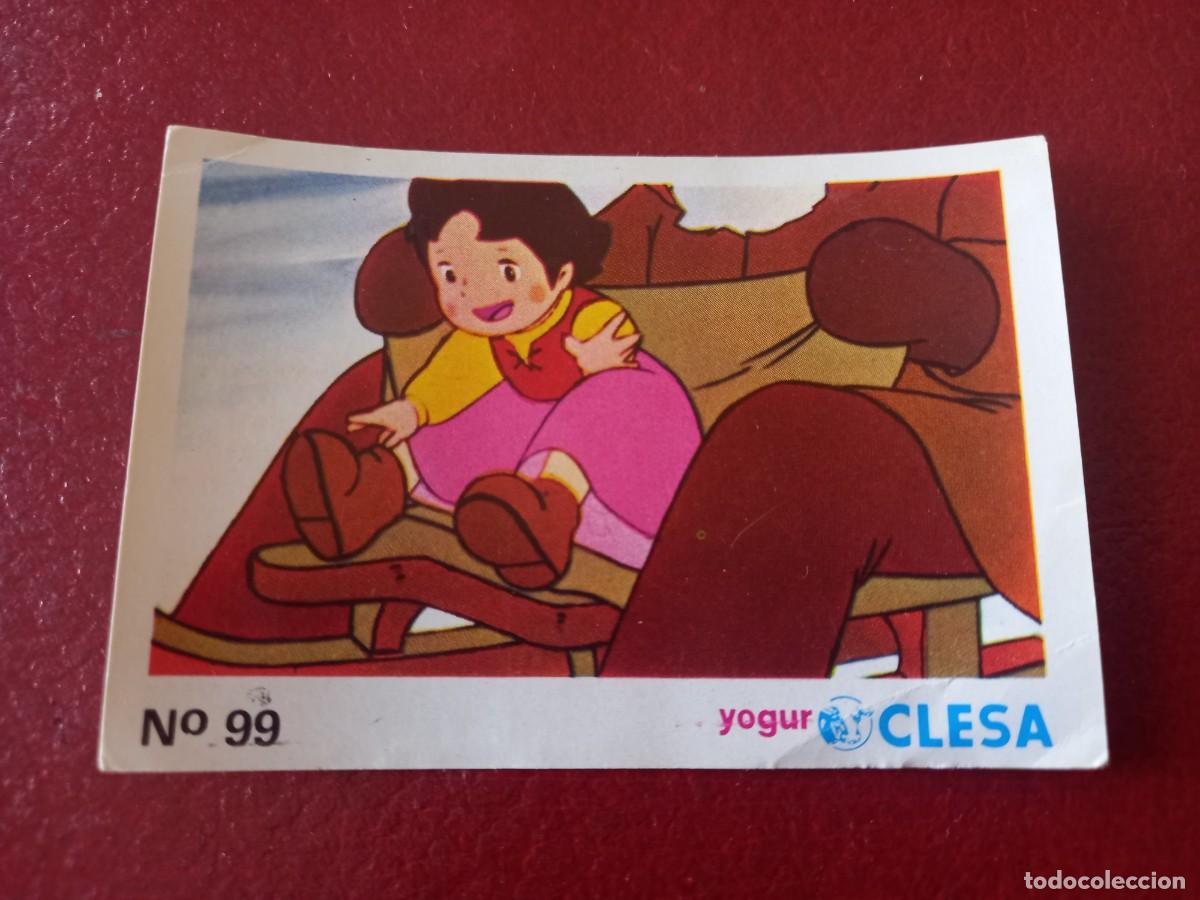 Coleccionismo Cromos antiguos: Cromo n.99 Heidi yogures clesa sin pegar