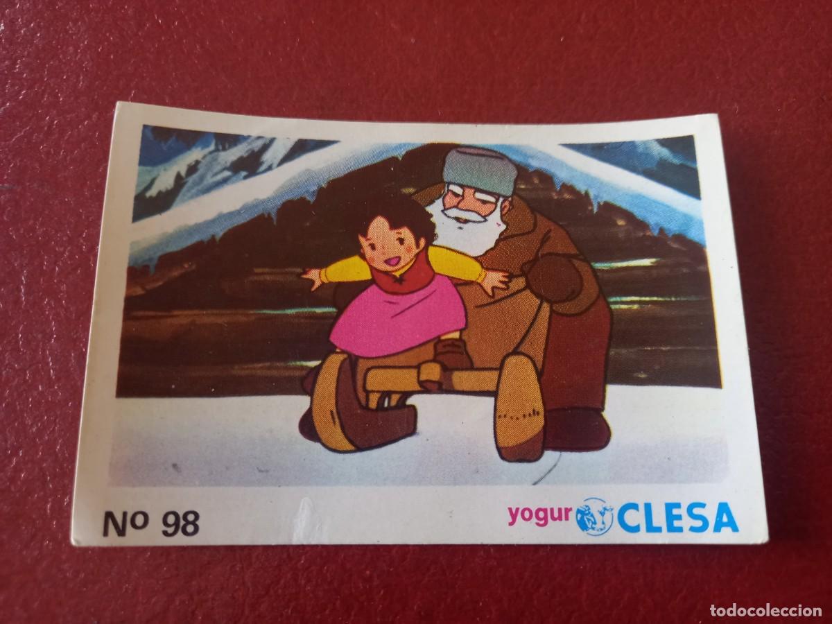 Coleccionismo Cromos antiguos: Cromo n.98 Heidi yogures clesa sin pegar