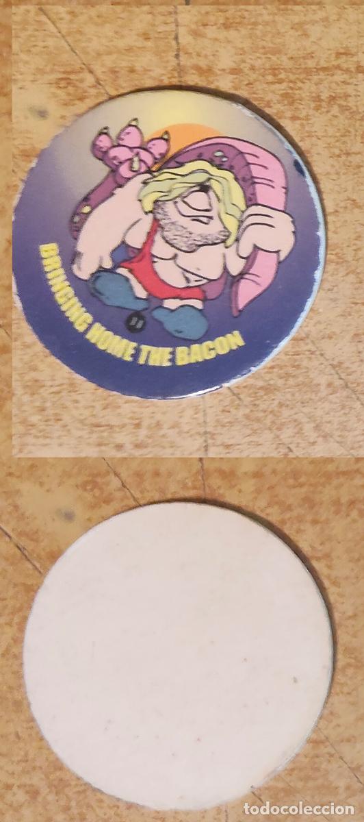 Coleccionismo Cromos antiguos: Tazo bringing home the bacon