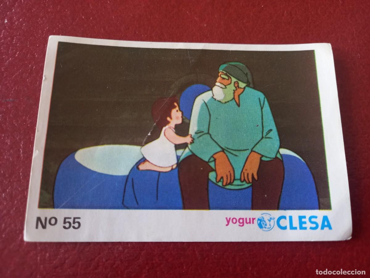 Coleccionismo Cromos antiguos: Cromo n.55 Heidi yogures clesa sin pegar