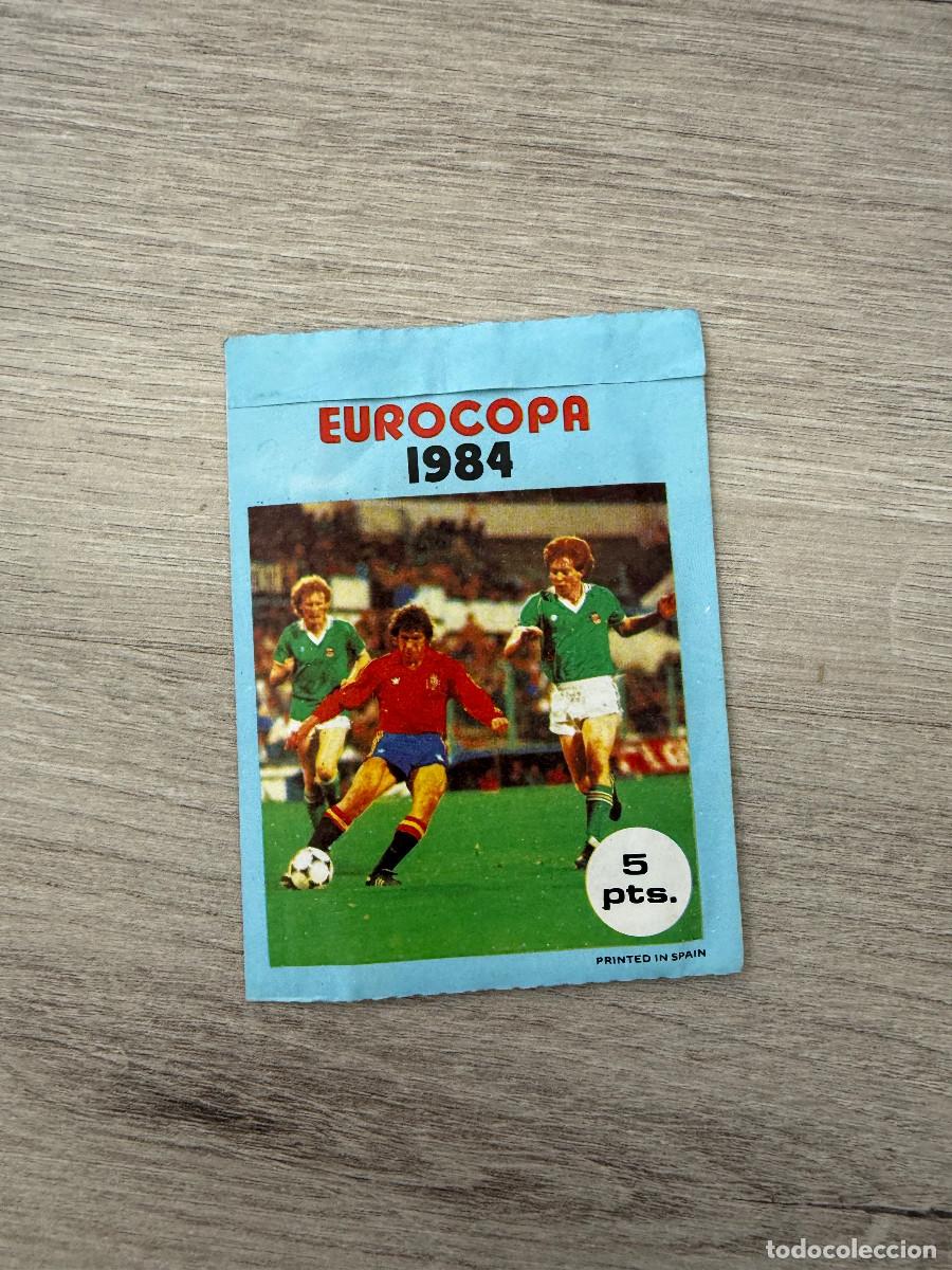 Coleccionismo Cromos antiguos: Sobre sin abrir Eurocopa 1984 de Fans - Modelo azul