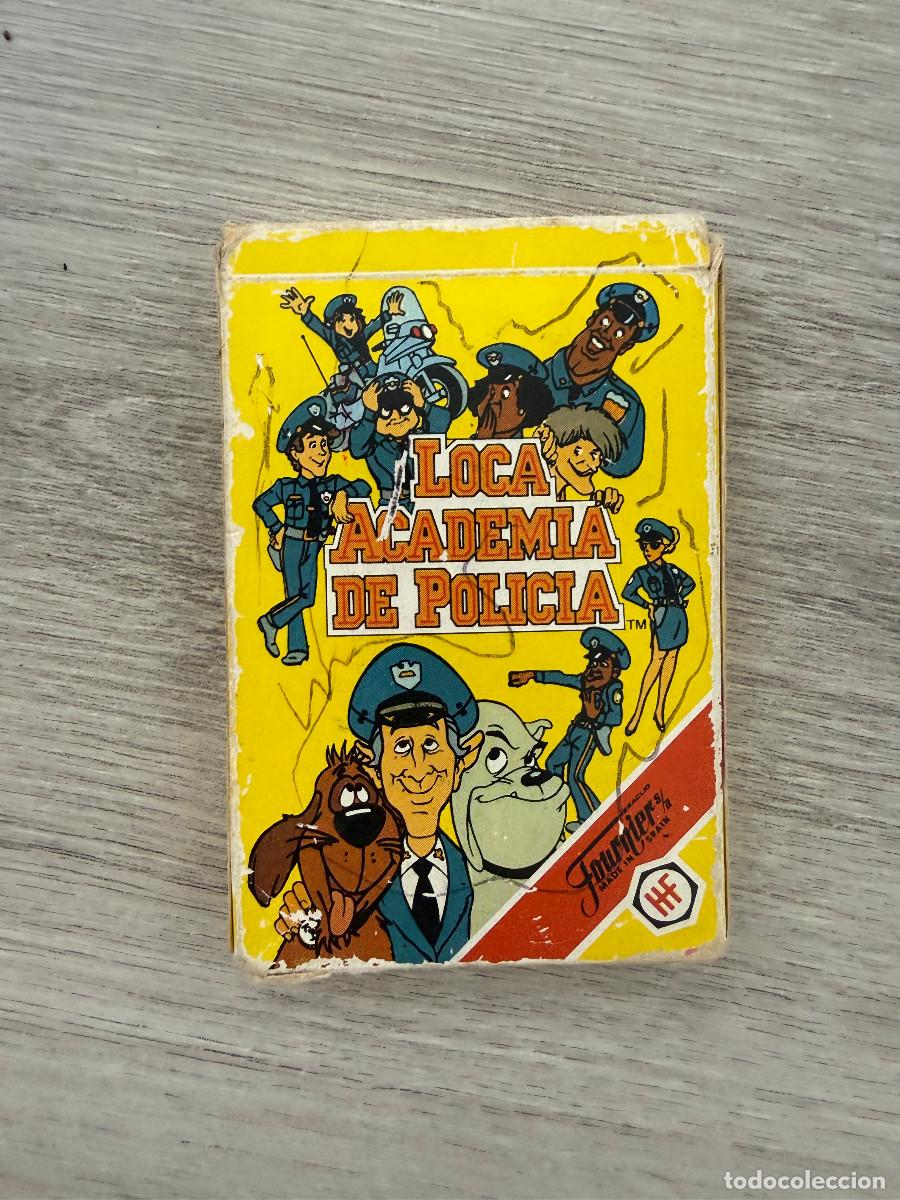Coleccionismo Cromos antiguos: Baraja Fournier de Loca Academia de Polic&iacute;a