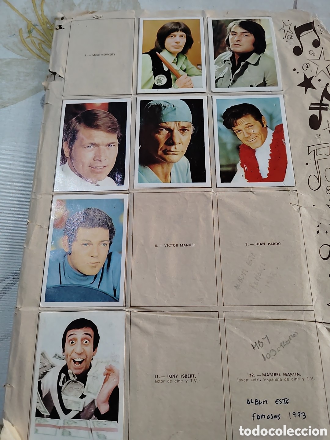 Coleccionismo Cromos antiguos: 104 cromos album Este. FAMOSOS 1973