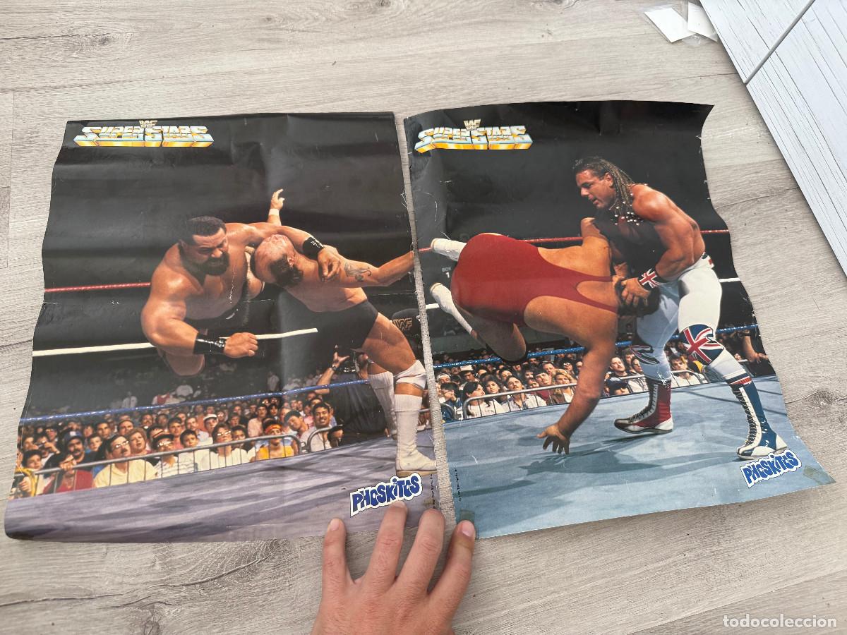 Coleccionismo Cromos antiguos: 2 posters Phoskitos - WWE