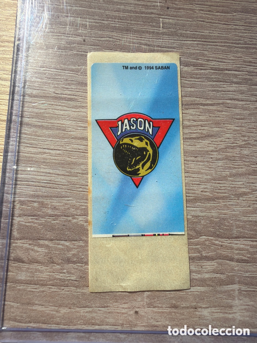Colecionismo Cromos antigos: Chicle power rangers dunkin