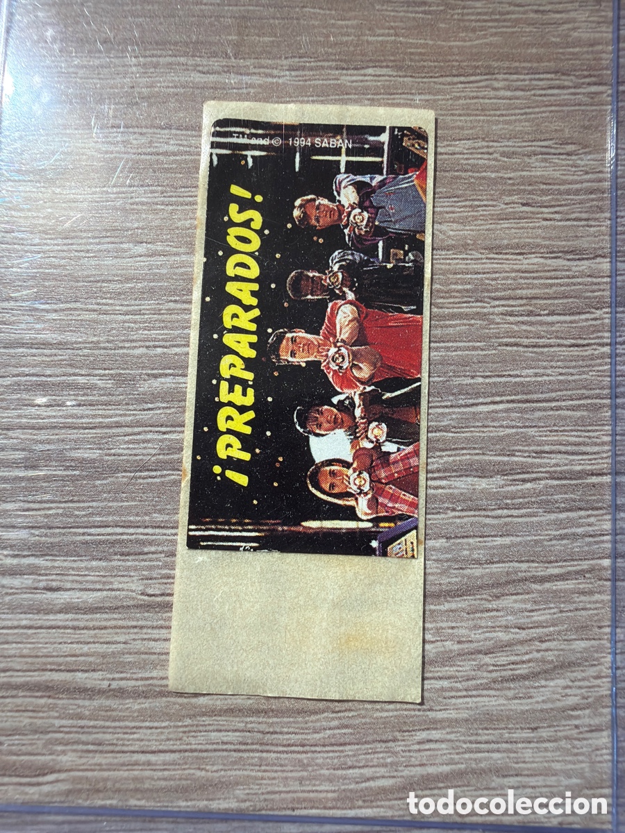 Coleccionismo Cromos antiguos: Chicle power rangers Dunkin