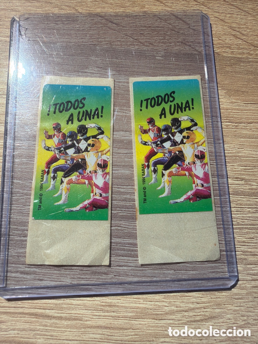 Sammeln alte Sammelbilder: Power rangers Dunkin