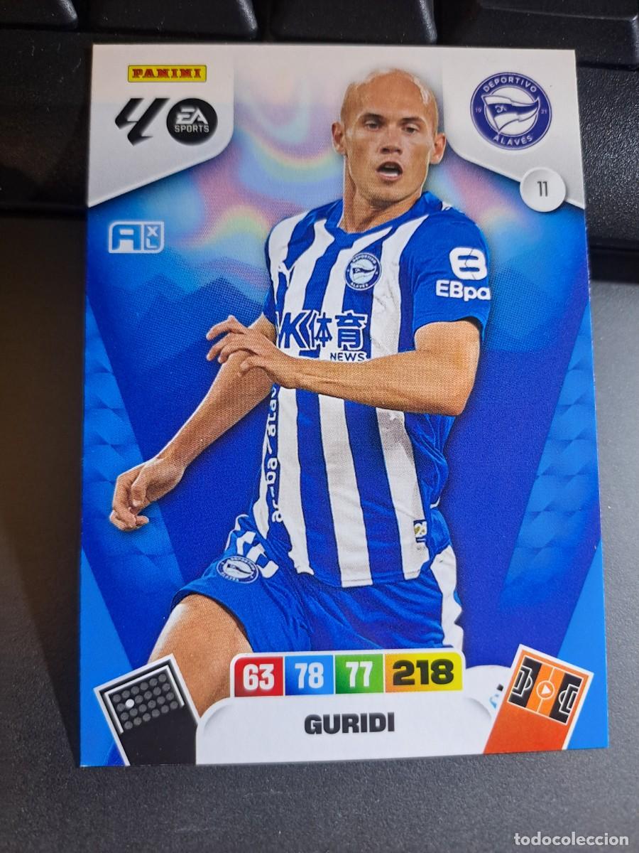 Coleccionismo Cromos antiguos: ADRENALYN XL GURIDI 11 ALAVES CROMO LIGA 2025 2026 25 26 PANINI