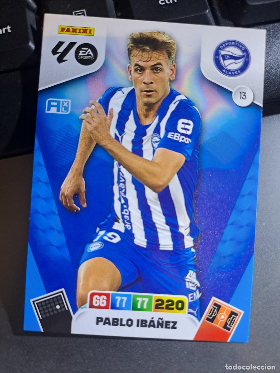 Coleccionismo Cromos antiguos: ADRENALYN XL PABLO IBA&Ntilde;EZ 13 ALAVES CROMO LIGA 2025 2026 25 26 PANINI