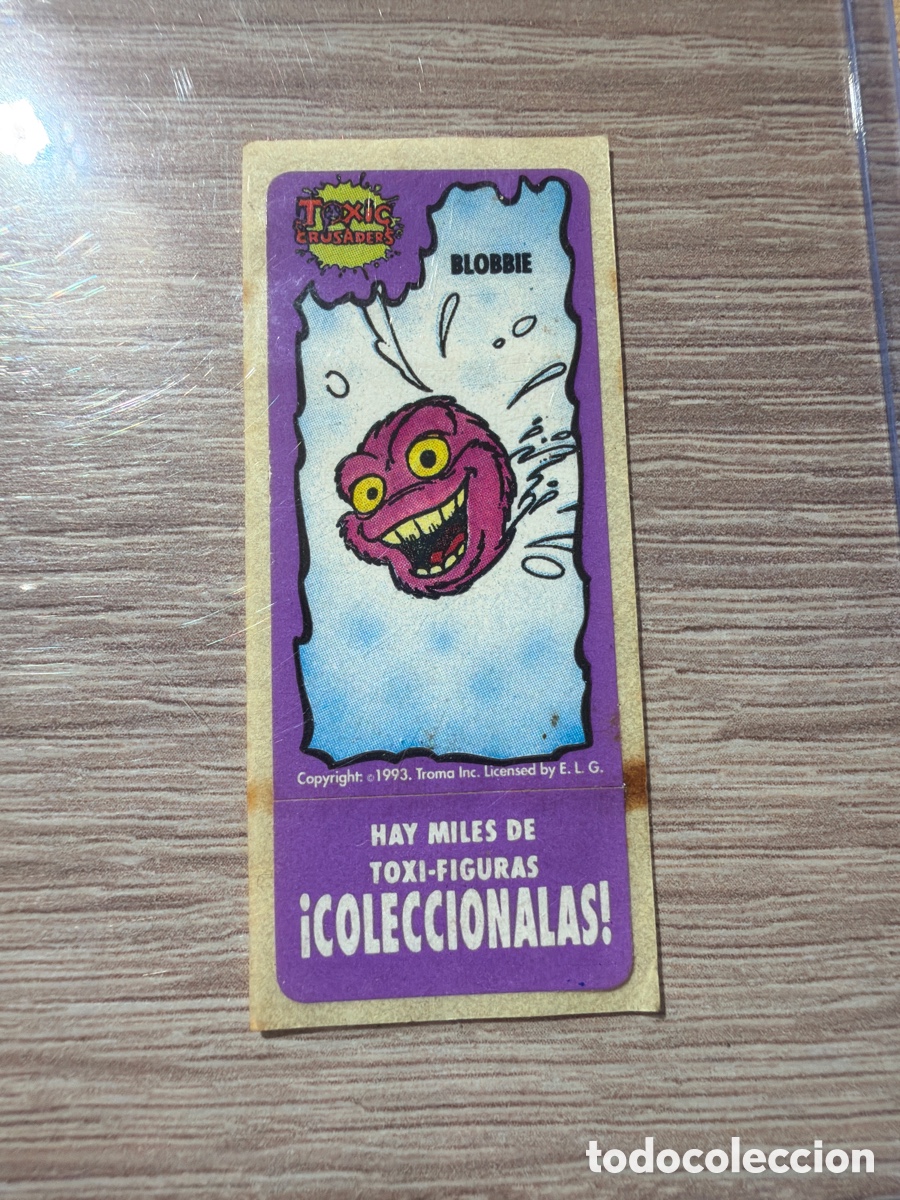 Coleccionismo Cromos antiguos: Chicle t&oacute;xic crusaders