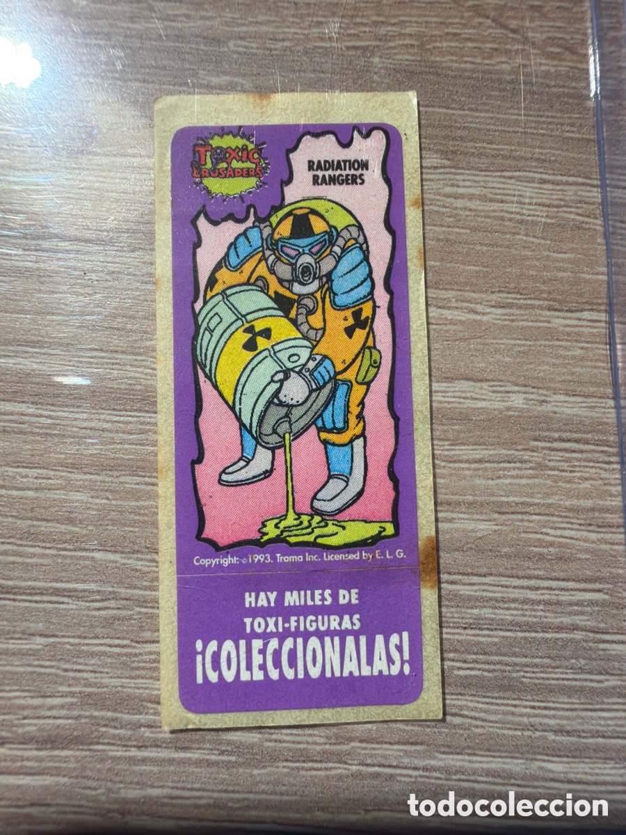 Coleccionismo Cromos antiguos: Chicle toxic crusaders 1993