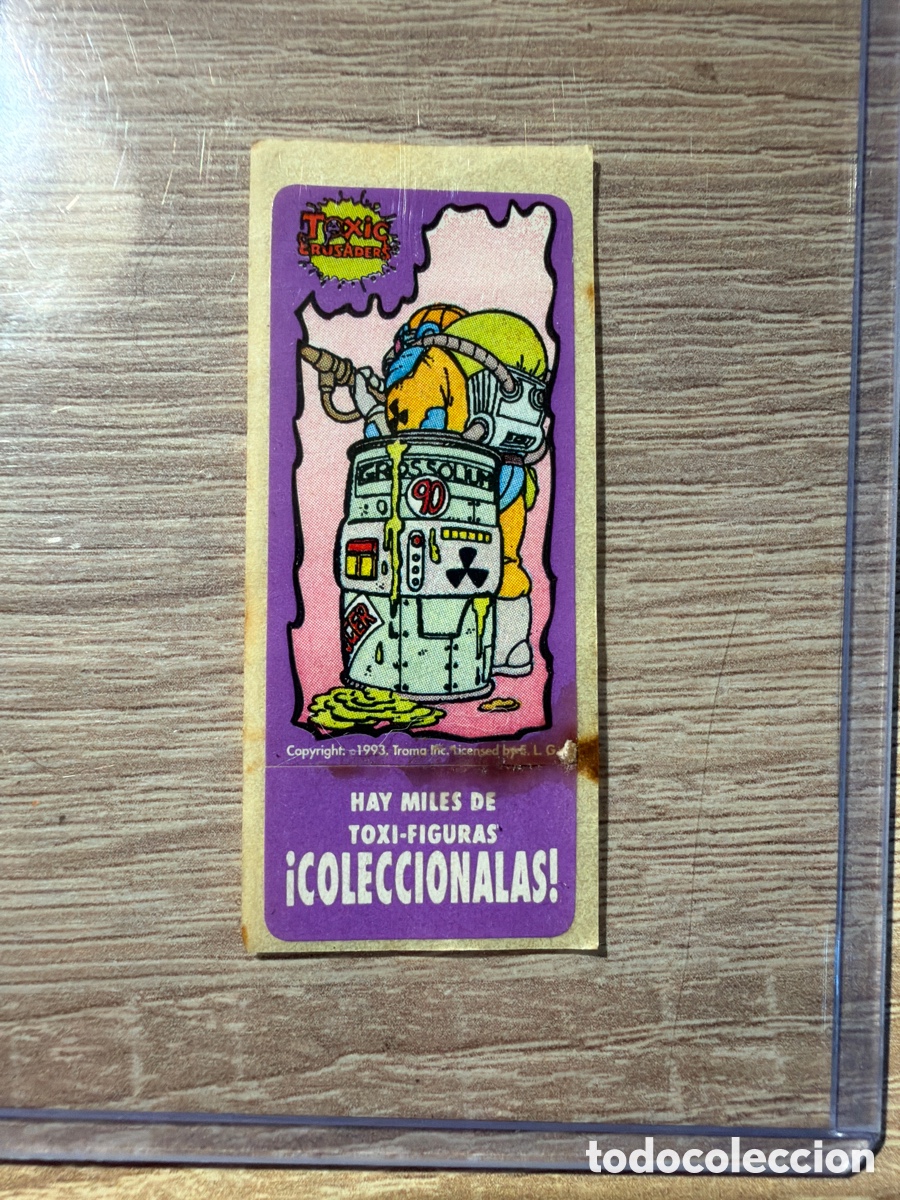 Coleccionismo Cromos antiguos: Chicle toxic crusaders 1993