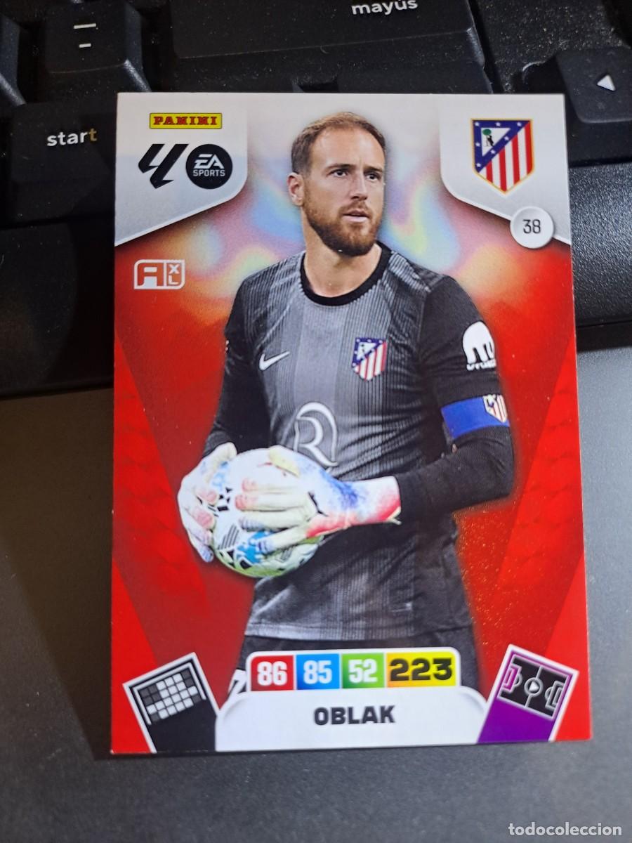 Coleccionismo Cromos antiguos: ADRENALYN XL OBLAK 38 ATLETICO DE MADRID CROMO LIGA 2025 2026 25 26 PANINI