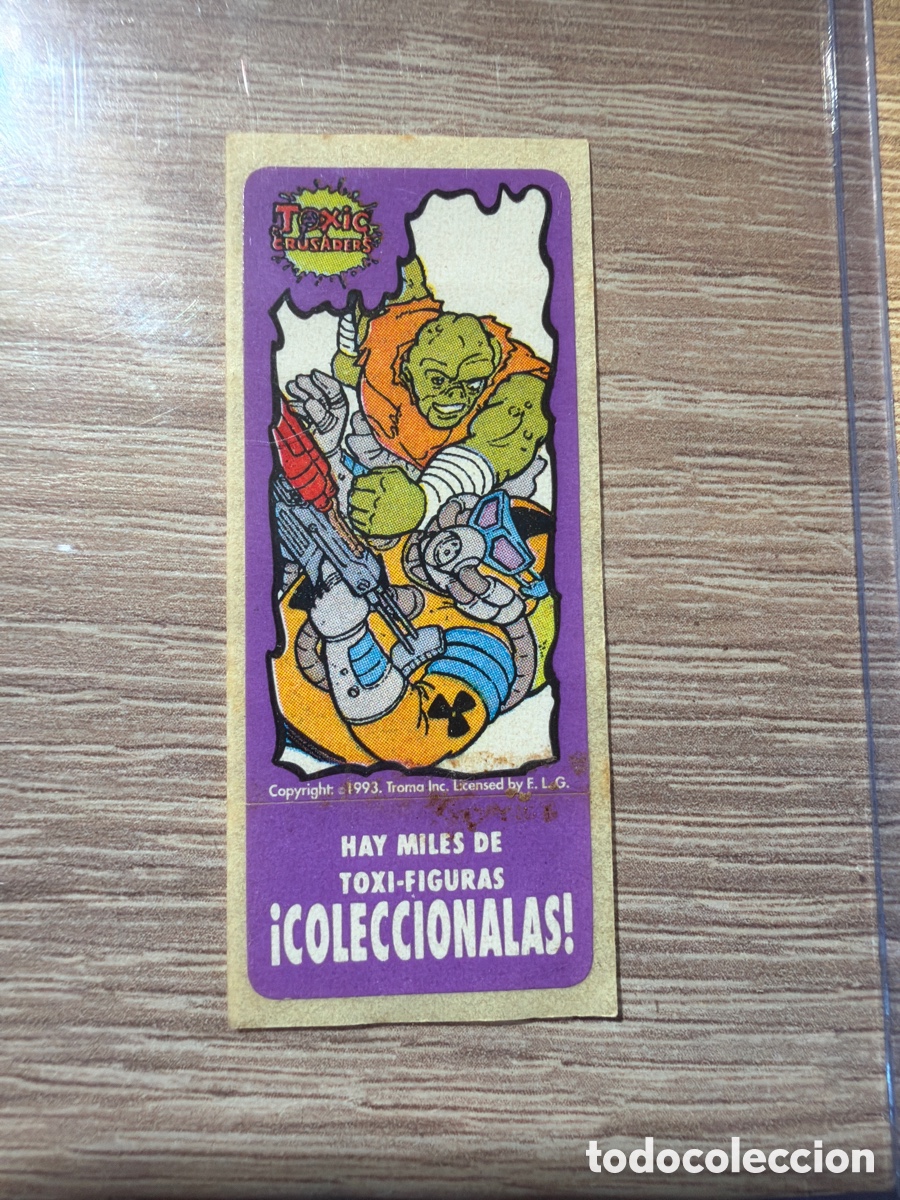 Coleccionismo Cromos antiguos: Chicle toxic crusaders 1993