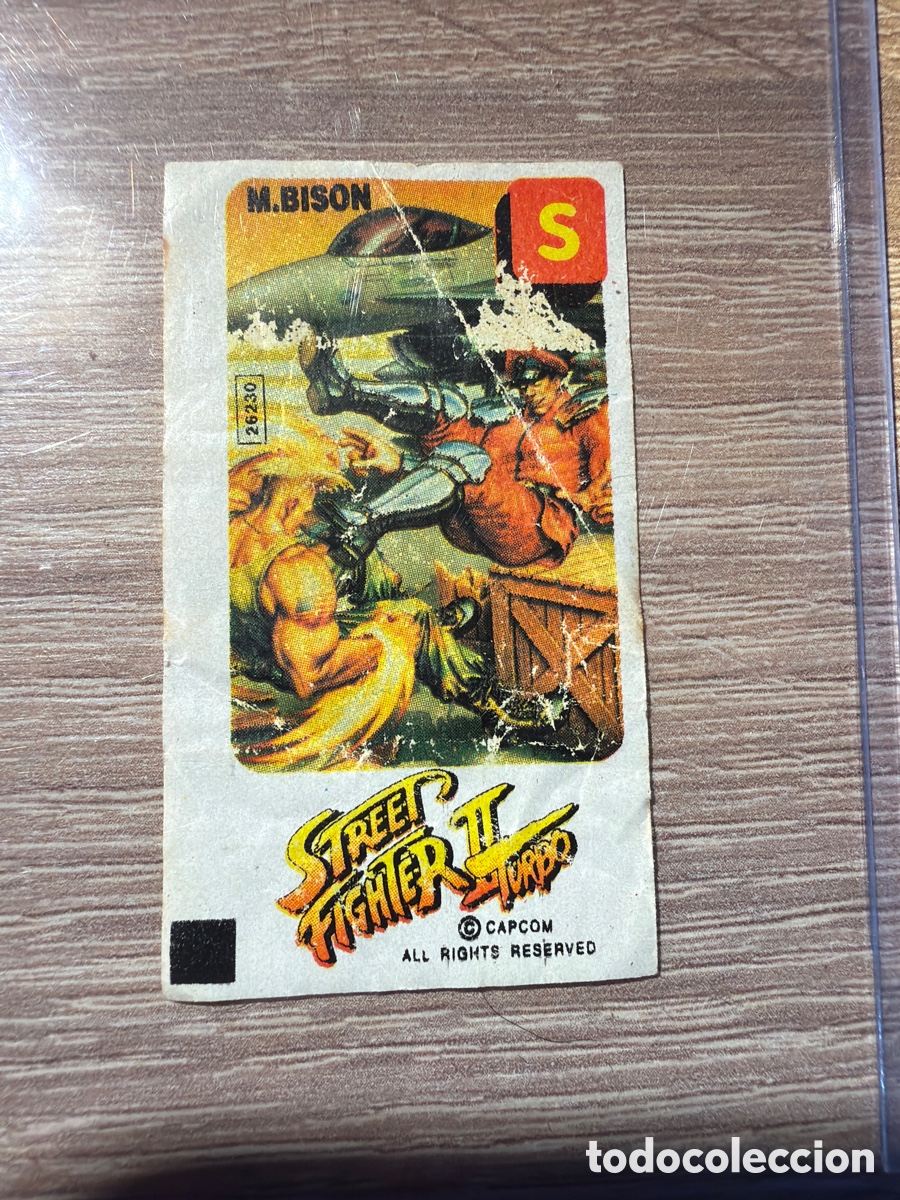 Coleccionismo Cromos antiguos: Street fighter 2 turbo Dunkin