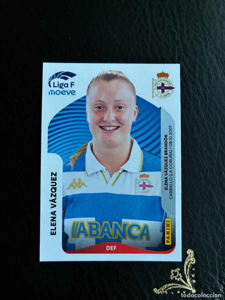 Coleccionismo Cromos antiguos: 129B ELENA VAZQUEZ DEPORTIVO LA CORU&Ntilde;A 129 B LIGA FEMENINA F MOEWE 25 26 2025 2026
