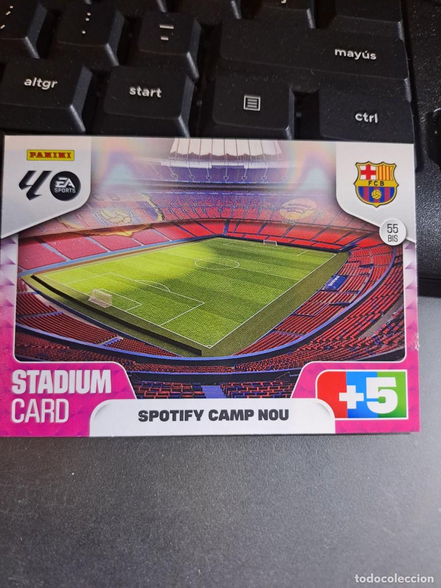 Coleccionismo Cromos antiguos: ADRENALYN XL ESTADIO STADIUM SPOTIFY CAMP NOU 55 BIS BARCELONA CROMO LIGA 2025 2026 25 26 PANINI