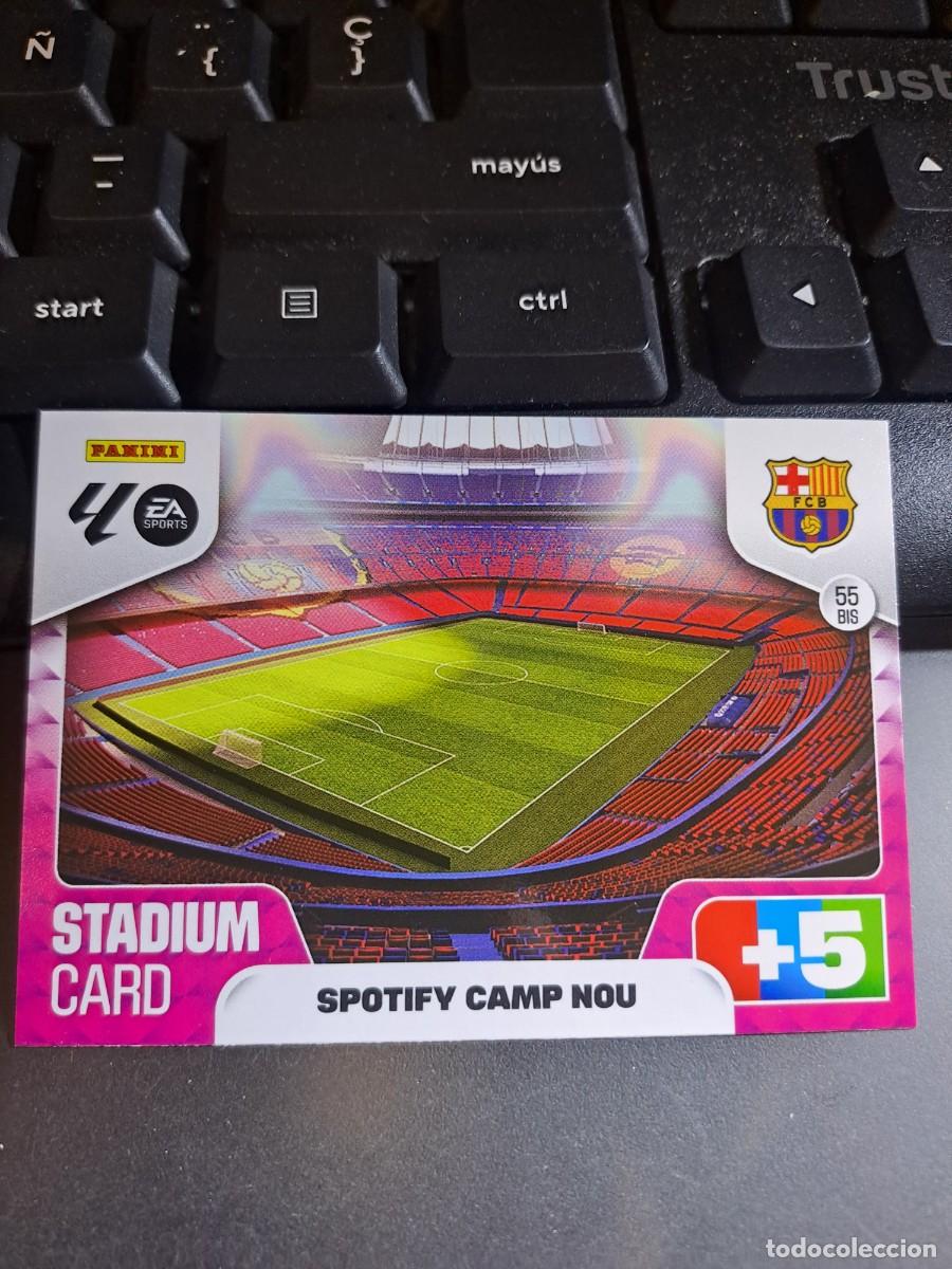Coleccionismo Cromos antiguos: ADRENALYN XL ESTADIO STADIUM SPOTIFY CAMP NOU 55 BIS BARCELONA CROMO LIGA 2025 2026 25 26 PANINI