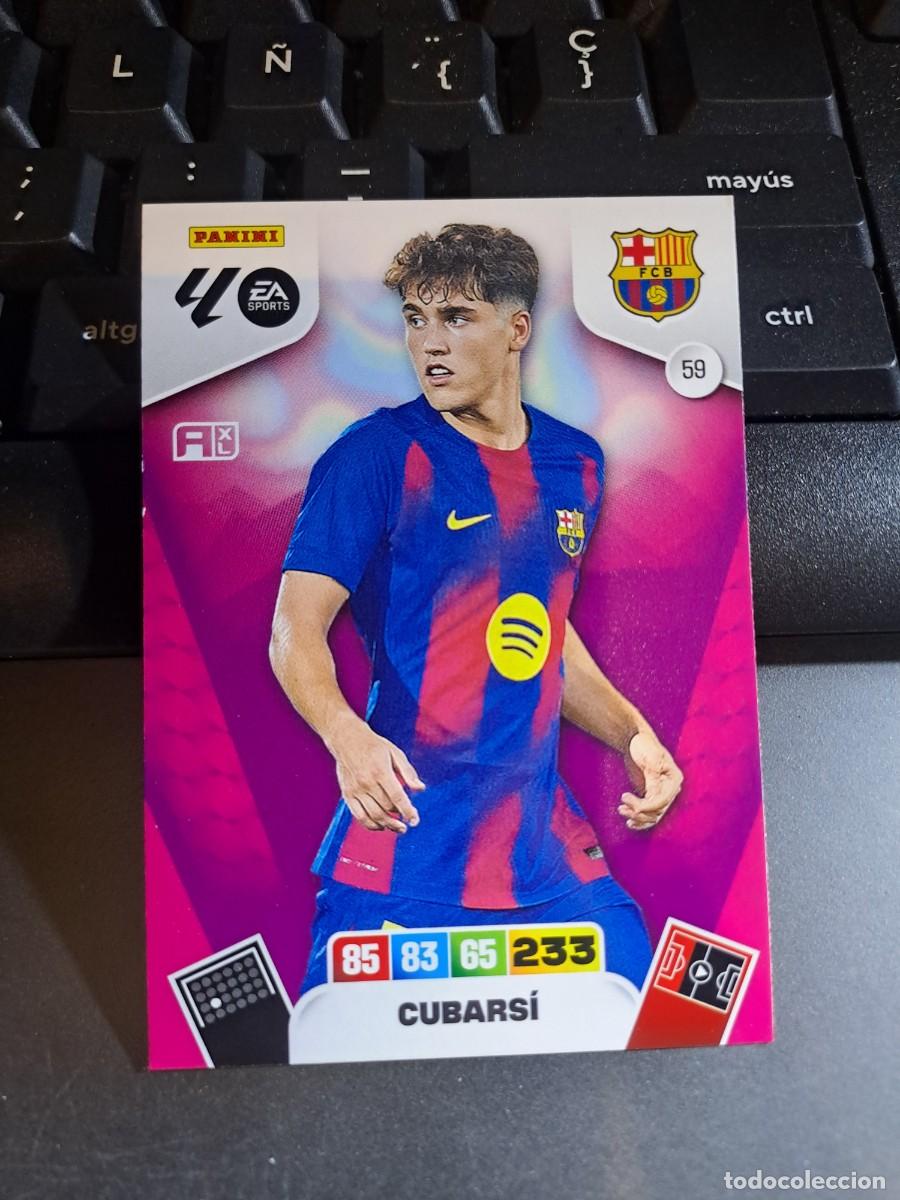 Coleccionismo Cromos antiguos: ADRENALYN XL CUBARSI 59 BARCELONA CROMO LIGA 2025 2026 25 26 PANINI
