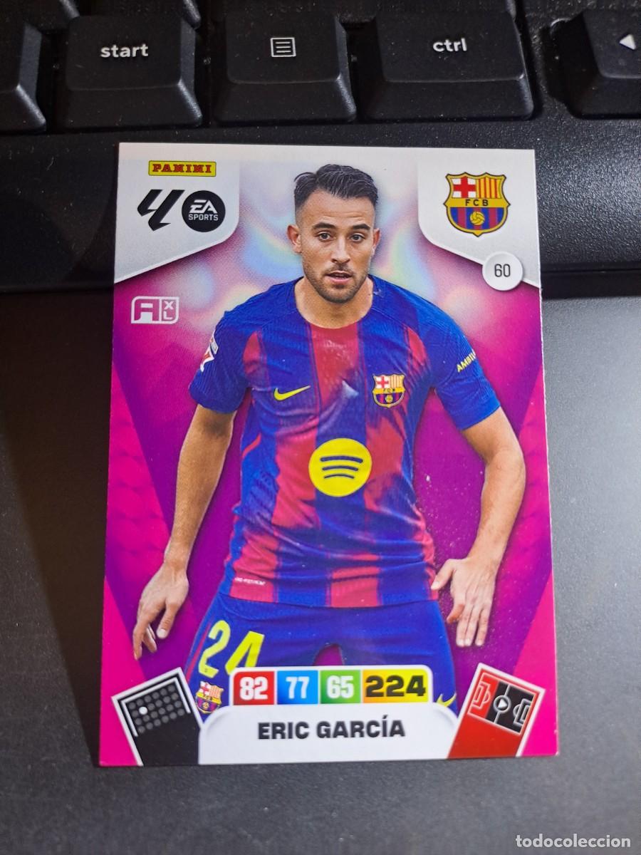 Coleccionismo Cromos antiguos: ADRENALYN XL ERIC GARCIA 60 BARCELONA CROMO LIGA 2025 2026 25 26 PANINI